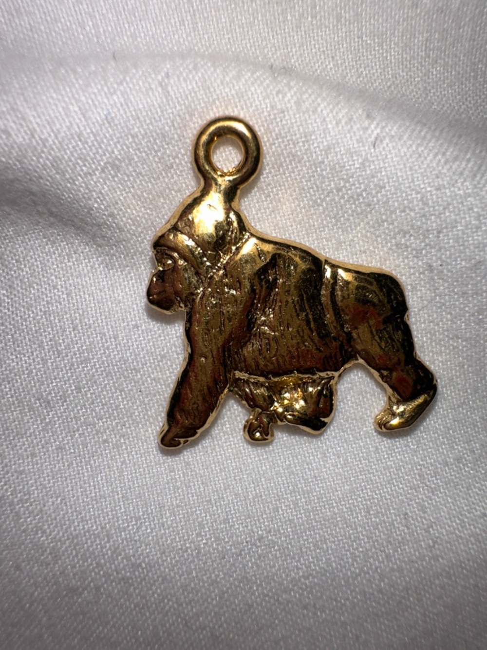 Gold plated Ape Charm Pendant